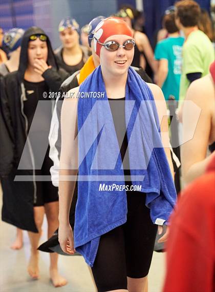 Thumbnail 2 in NCHSAA 3A State Swimming Championship (Finals) photogallery.