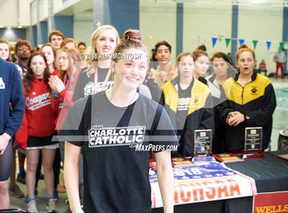Thumbnail 1 in NCHSAA 3A State Swimming Championship (Finals) photogallery.