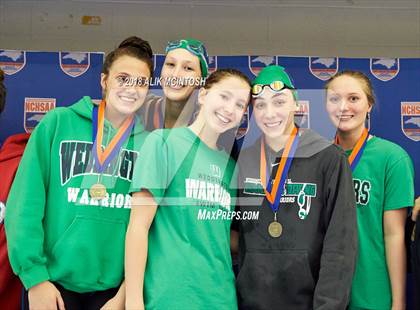 Thumbnail 3 in NCHSAA 3A State Swimming Championship (Finals) photogallery.