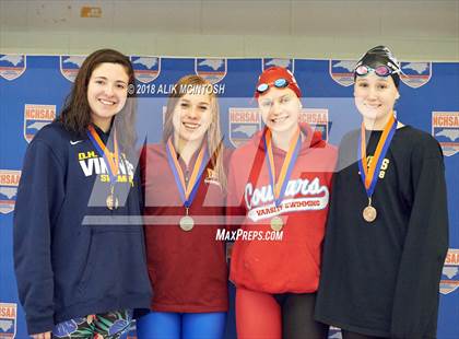 Thumbnail 1 in NCHSAA 3A State Swimming Championship (Finals) photogallery.