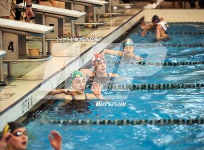Thumbnail 1 in NCHSAA 3A State Swimming Championship (Finals) photogallery.