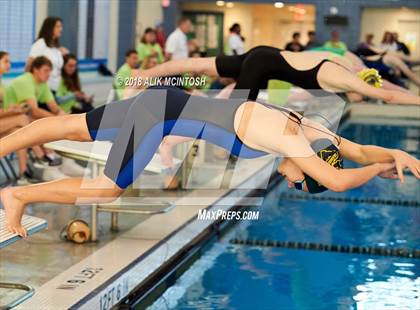 Thumbnail 1 in NCHSAA 3A State Swimming Championship (Finals) photogallery.