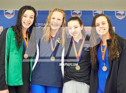 Thumbnail 2 in NCHSAA 3A State Swimming Championship (Finals) photogallery.