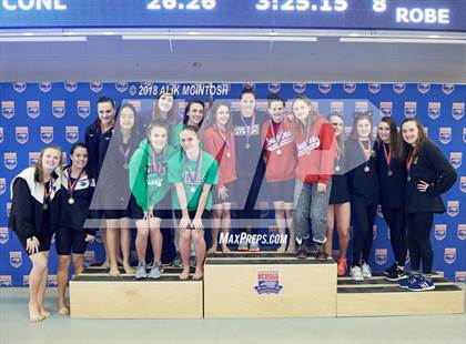 Thumbnail 2 in NCHSAA 3A State Swimming Championship (Finals) photogallery.