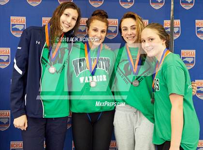Thumbnail 2 in NCHSAA 3A State Swimming Championship (Finals) photogallery.