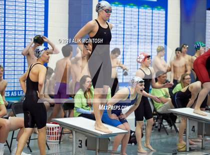 Thumbnail 3 in NCHSAA 3A State Swimming Championship (Finals) photogallery.