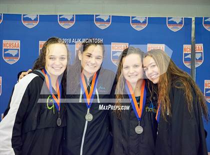 Thumbnail 3 in NCHSAA 3A State Swimming Championship (Finals) photogallery.