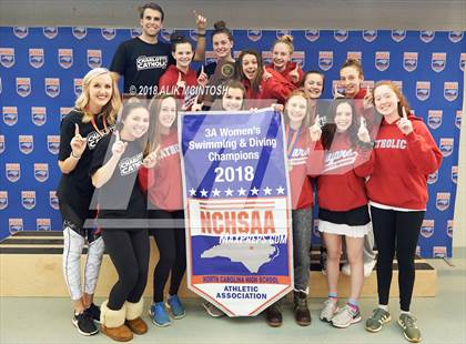 Thumbnail 2 in NCHSAA 3A State Swimming Championship (Finals) photogallery.