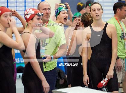 Thumbnail 3 in NCHSAA 3A State Swimming Championship (Finals) photogallery.