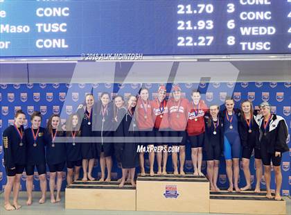 Thumbnail 2 in NCHSAA 3A State Swimming Championship (Finals) photogallery.