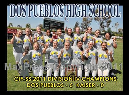 Thumbnail 2 in Kaiser vs. Dos Pueblos (CIF SS D4 Final) photogallery.