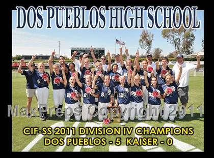Thumbnail 3 in Kaiser vs. Dos Pueblos (CIF SS D4 Final) photogallery.