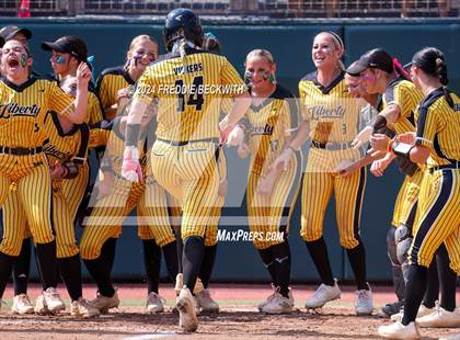 Thumbnail 3 in Calallen vs. Liberty (UIL 4A Softball Final) photogallery.
