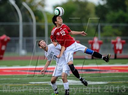 Thumbnail 3 in Fort Zumwalt South vs Glenbrook North (Gateway City Soccer Classic) photogallery.