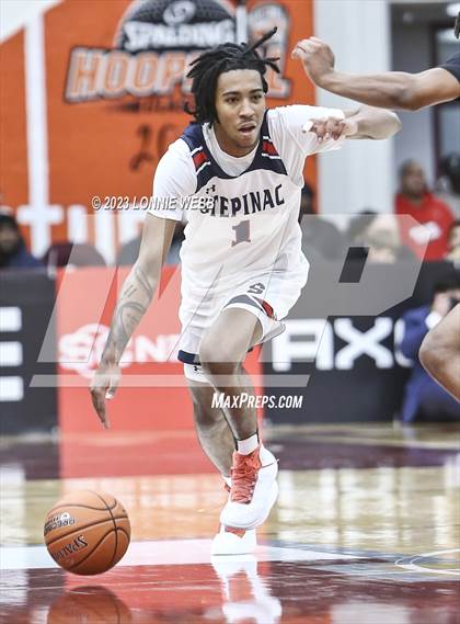 Thumbnail 3 in Archbishop Stepinac vs. Simeon  (Spalding Hoophall Classic) photogallery.