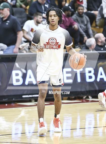 Thumbnail 2 in Archbishop Stepinac vs. Simeon  (Spalding Hoophall Classic) photogallery.