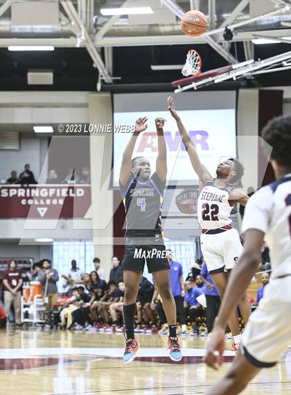 Thumbnail 2 in Archbishop Stepinac vs. Simeon  (Spalding Hoophall Classic) photogallery.