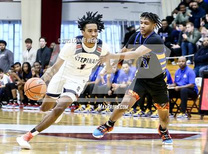 Thumbnail 3 in Archbishop Stepinac vs. Simeon  (Spalding Hoophall Classic) photogallery.