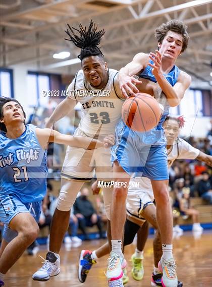 Thumbnail 3 in First Flight vs E.E. Smith (NCHSAA 3A Third Round) photogallery.