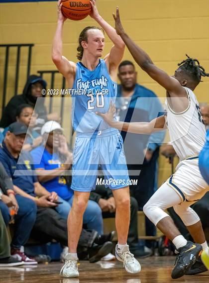Thumbnail 2 in First Flight vs E.E. Smith (NCHSAA 3A Third Round) photogallery.
