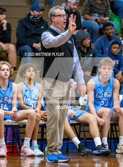Thumbnail 1 in First Flight vs E.E. Smith (NCHSAA 3A Third Round) photogallery.