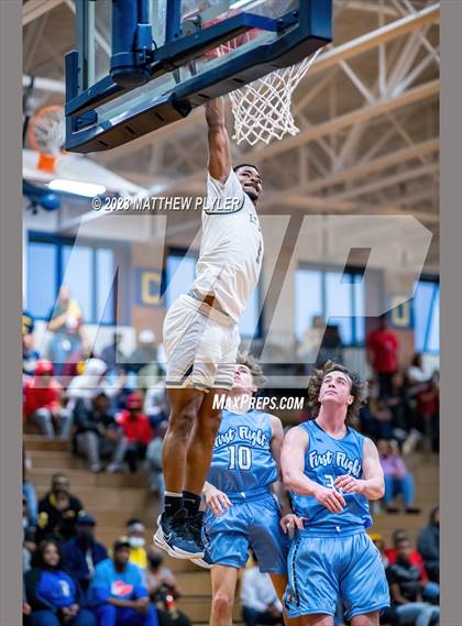 Thumbnail 3 in First Flight vs E.E. Smith (NCHSAA 3A Third Round) photogallery.