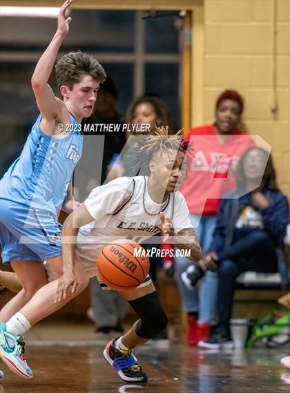 Thumbnail 1 in First Flight vs E.E. Smith (NCHSAA 3A Third Round) photogallery.