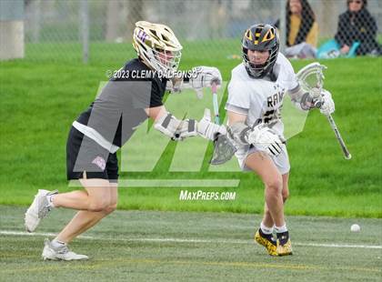 Thumbnail 1 in Holy Family vs Green Mountain(CHSAA 4A Boys lacrosse round 1) photogallery.