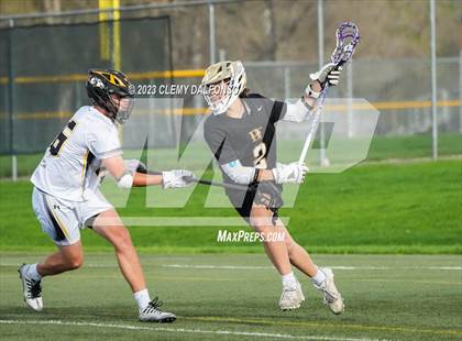 Thumbnail 3 in Holy Family vs Green Mountain(CHSAA 4A Boys lacrosse round 1) photogallery.