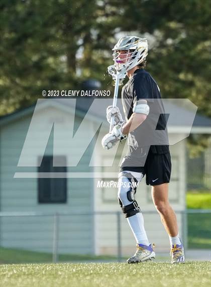 Thumbnail 1 in Holy Family vs Green Mountain(CHSAA 4A Boys lacrosse round 1) photogallery.