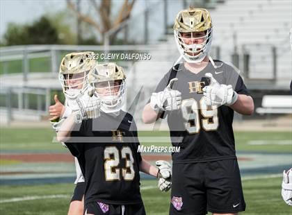 Thumbnail 1 in Holy Family vs Green Mountain(CHSAA 4A Boys lacrosse round 1) photogallery.