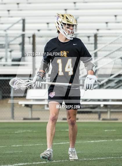 Thumbnail 1 in Holy Family vs Green Mountain(CHSAA 4A Boys lacrosse round 1) photogallery.