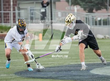 Thumbnail 1 in Holy Family vs Green Mountain(CHSAA 4A Boys lacrosse round 1) photogallery.
