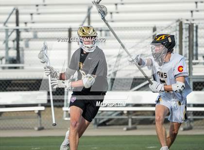 Thumbnail 2 in Holy Family vs Green Mountain(CHSAA 4A Boys lacrosse round 1) photogallery.