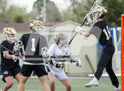 Thumbnail 3 in Holy Family vs Green Mountain(CHSAA 4A Boys lacrosse round 1) photogallery.