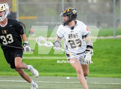 Thumbnail 1 in Holy Family vs Green Mountain(CHSAA 4A Boys lacrosse round 1) photogallery.