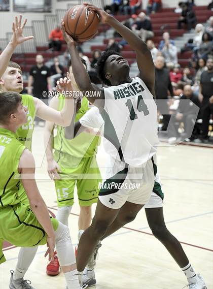 Thumbnail 2 in Fairmont Prep vs. Urspring - Germany (Rancho Mirage Holiday Invitational) photogallery.