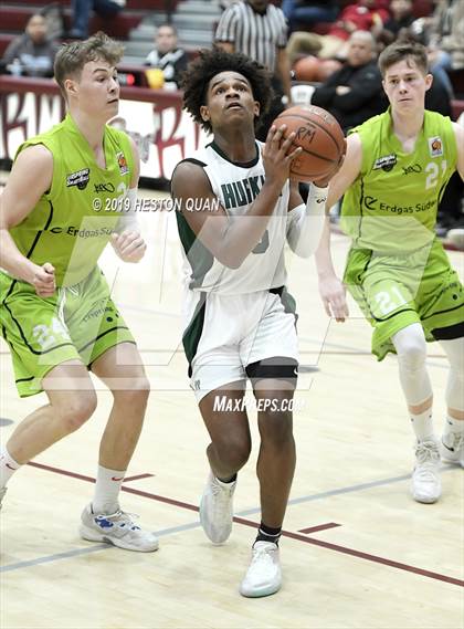 Thumbnail 1 in Fairmont Prep vs. Urspring - Germany (Rancho Mirage Holiday Invitational) photogallery.