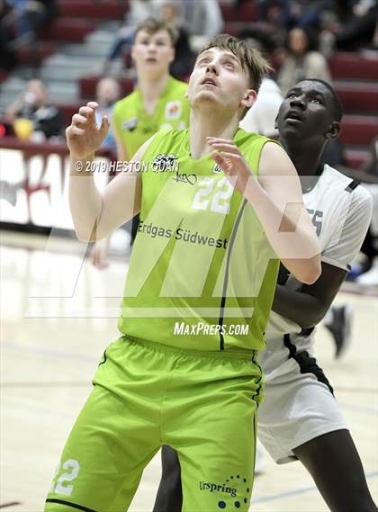 Thumbnail 3 in Fairmont Prep vs. Urspring - Germany (Rancho Mirage Holiday Invitational) photogallery.