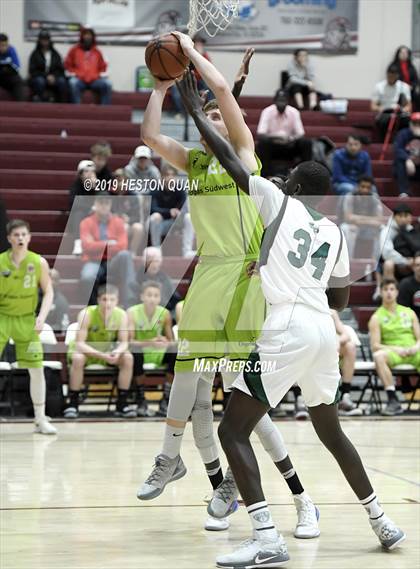 Thumbnail 3 in Fairmont Prep vs. Urspring - Germany (Rancho Mirage Holiday Invitational) photogallery.