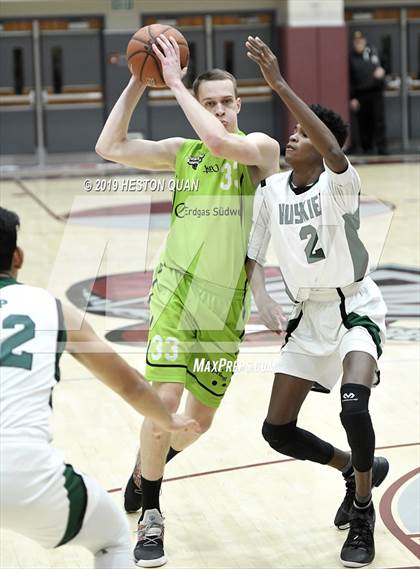 Thumbnail 2 in Fairmont Prep vs. Urspring - Germany (Rancho Mirage Holiday Invitational) photogallery.