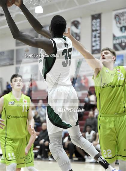 Thumbnail 2 in Fairmont Prep vs. Urspring - Germany (Rancho Mirage Holiday Invitational) photogallery.
