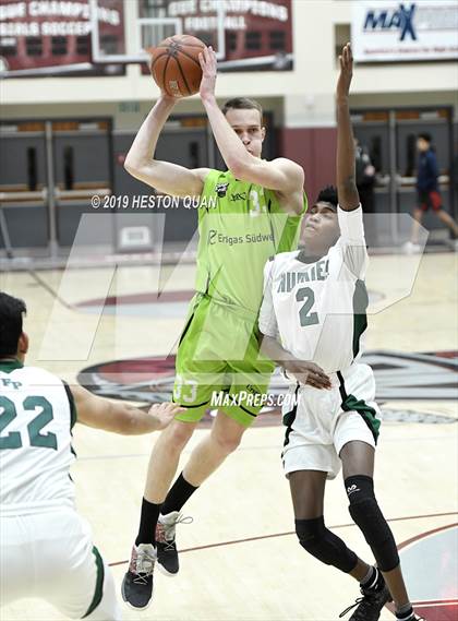 Thumbnail 3 in Fairmont Prep vs. Urspring - Germany (Rancho Mirage Holiday Invitational) photogallery.