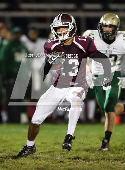 Thumbnail 2 in St. Vincent-St. Mary @ Woodridge (OHSAA Division III Region 9 Quarterfinal) photogallery.