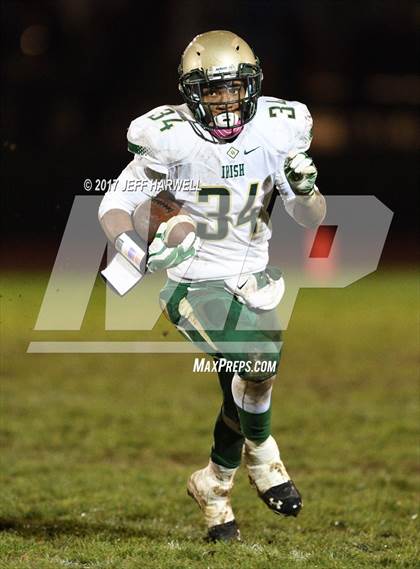 Thumbnail 1 in St. Vincent-St. Mary @ Woodridge (OHSAA Division III Region 9 Quarterfinal) photogallery.