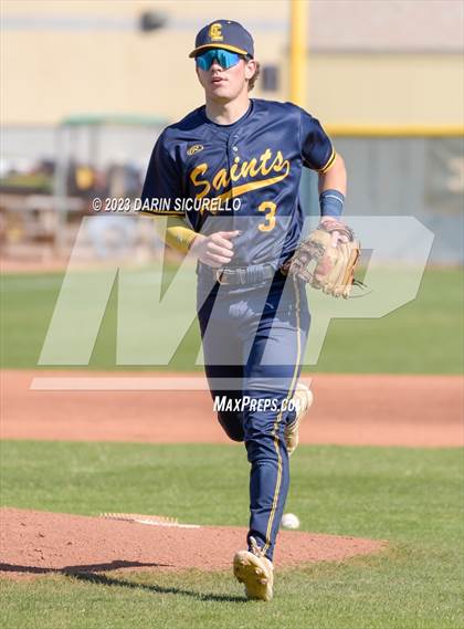 Thumbnail 3 in Crean Lutheran vs. Prospect Ridge Academy  (Coach Bob Invitational) photogallery.