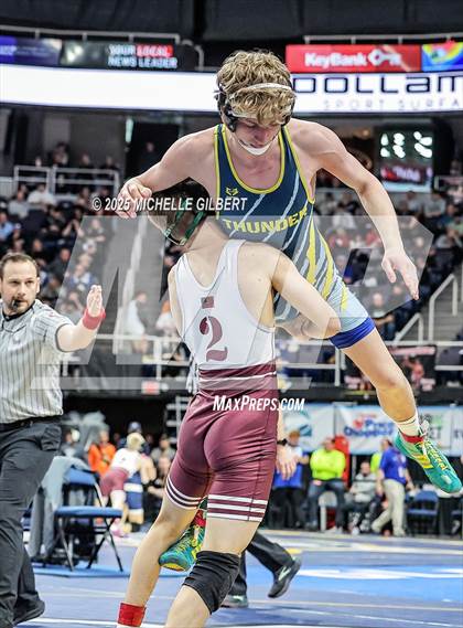 Thumbnail 1 in NYSPHSAA Division 2 State Championships (Semi Finals 101 to 138) photogallery.