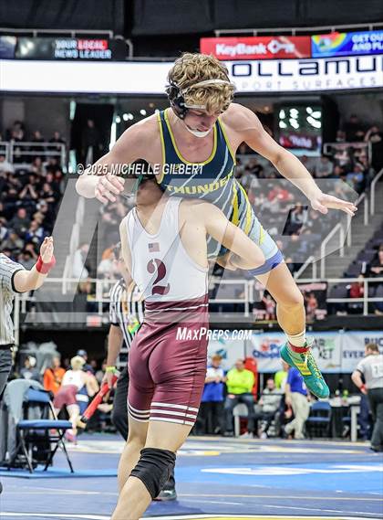 Thumbnail 2 in NYSPHSAA Division 2 State Championships (Semi Finals 101 to 138) photogallery.