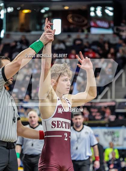 Thumbnail 1 in NYSPHSAA Division 2 State Championships (Semi Finals 101 to 138) photogallery.