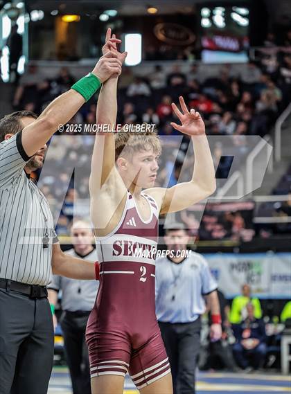 Thumbnail 2 in NYSPHSAA Division 2 State Championships (Semi Finals 101 to 138) photogallery.